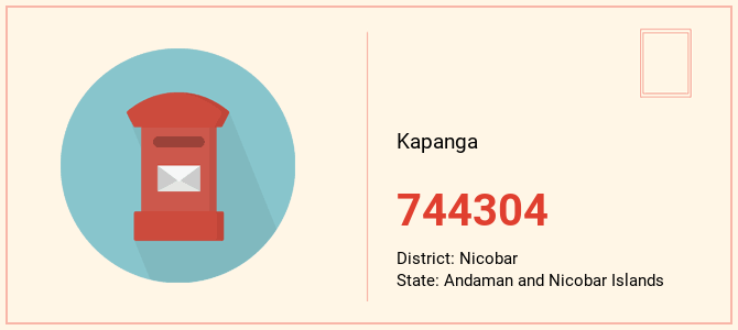 pin code of Kapanga in Andaman and Nicobar Islands