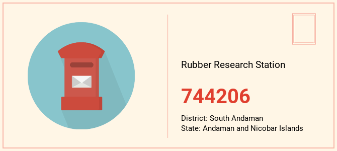 pin code of Rubber Research Station in Andaman and Nicobar Islands