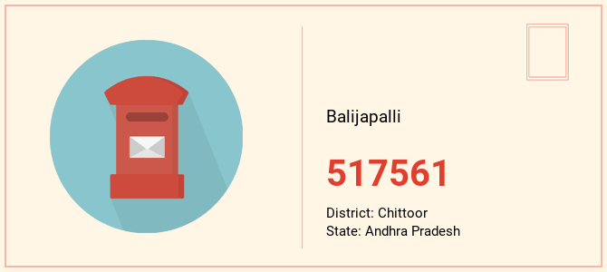 pin code of Balijapalli in Andhra Pradesh