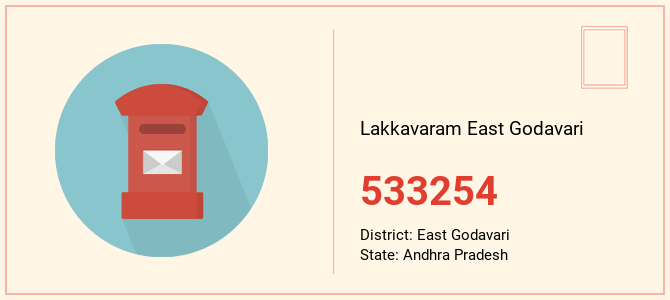 pin code of Lakkavaram East Godavari in Andhra Pradesh