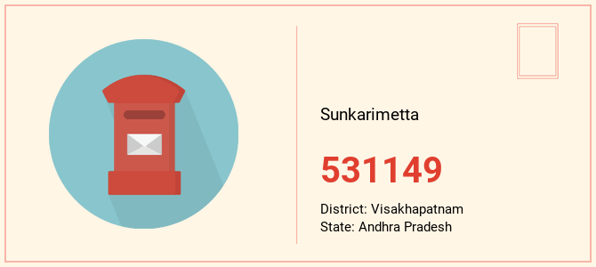 pin code of Sunkarimetta in Andhra Pradesh