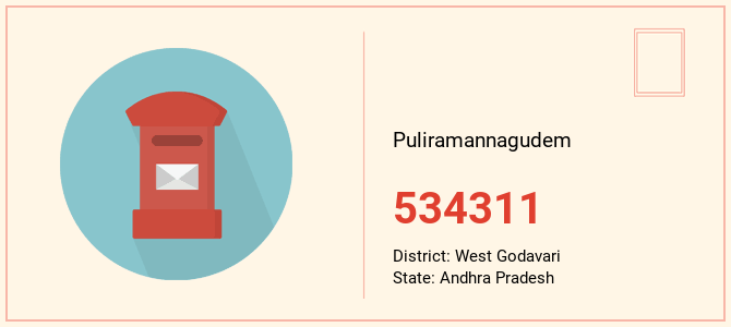 pin code of Puliramannagudem in Andhra Pradesh