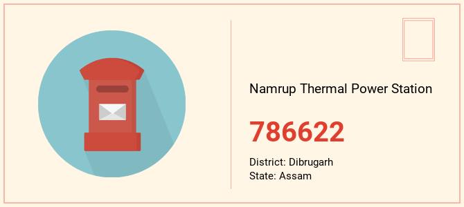 pin code of Namrup Thermal Power Station in Assam