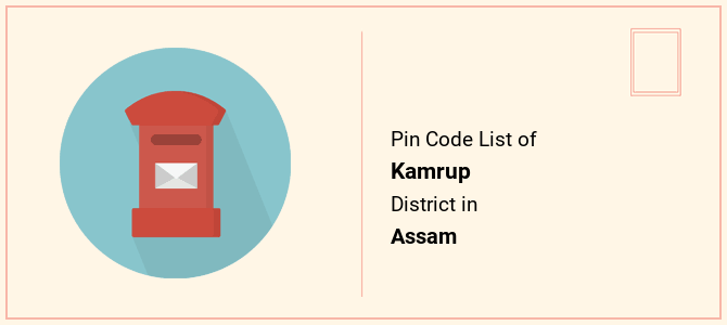 Kamrup district pin code list in Assam