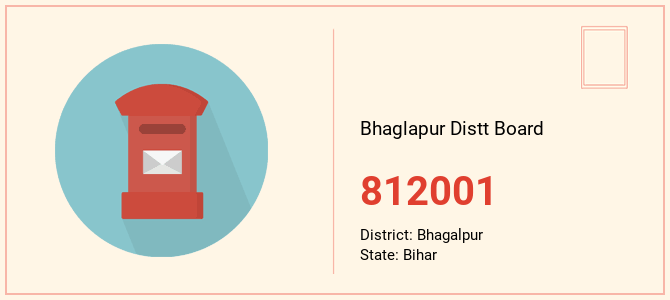 pin code of Bhaglapur Distt Board in Bihar
