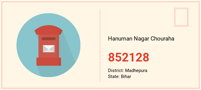pin code of Hanuman Nagar Chouraha in Bihar