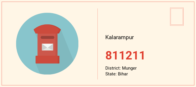 pin code of Kalarampur in Bihar