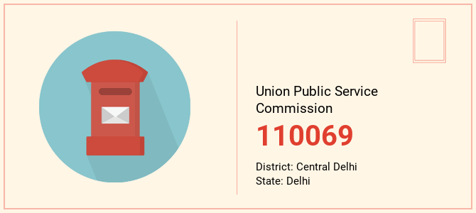 pin code of Union Public Service Commission in Delhi