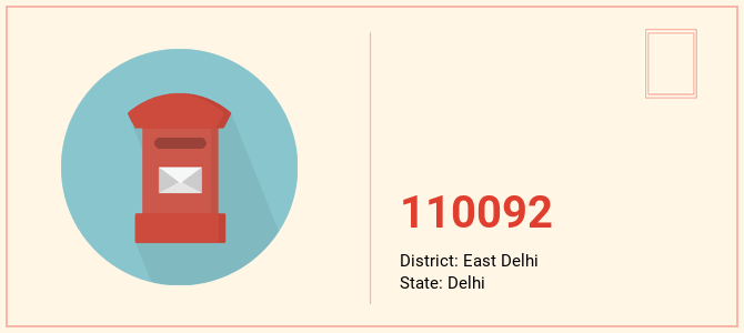 pin code of Shakarpur in Delhi