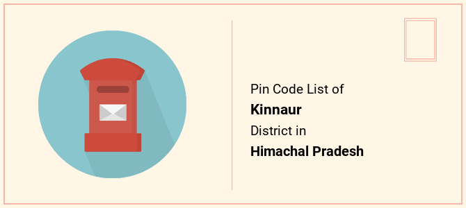 Kinnaur district pin code list in Himachal Pradesh