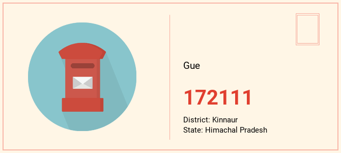 pin code of Gue in Himachal Pradesh