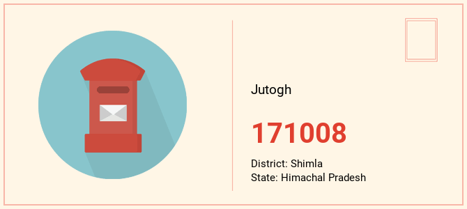 pin code of Jutogh in Himachal Pradesh