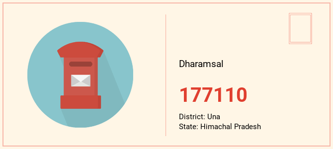 pin code of Dharamsal in Himachal Pradesh