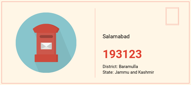 pin code of Salamabad in Jammu and Kashmir