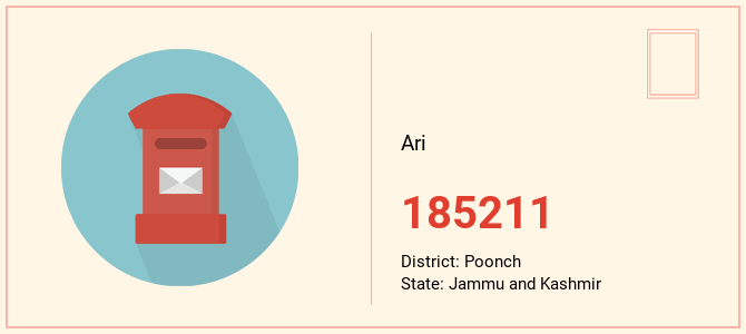 pin code of Ari in Jammu and Kashmir