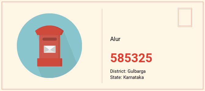 pin code of Alur in Karnataka