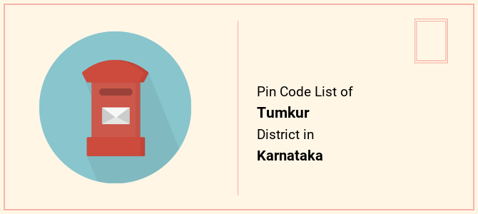 Tumkur district pin code list in Karnataka