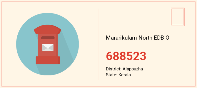 pin code of Mararikulam North EDB O in Kerala