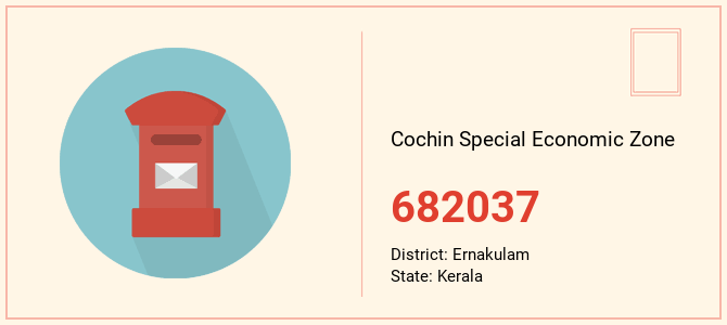 pin code of Cochin Special Economic Zone in Kerala