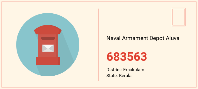 pin code of Naval Armament Depot Aluva in Kerala