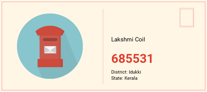 pin code of Lakshmi Coil in Kerala