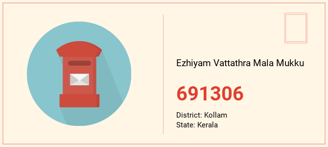 pin code of Ezhiyam Vattathra Mala Mukku in Kerala