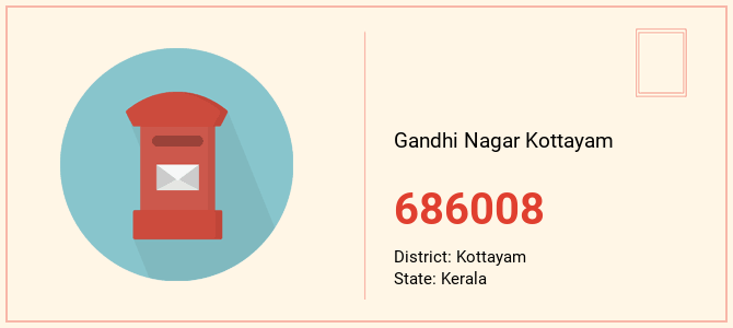 pin code of Gandhi Nagar Kottayam in Kerala