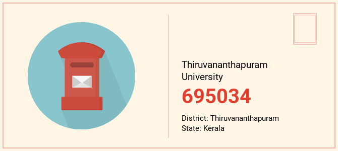 pin code of Thiruvananthapuram University in Kerala