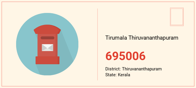pin code of Tirumala Thiruvananthapuram in Kerala