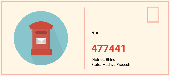 pin code of Rari in Madhya Pradesh
