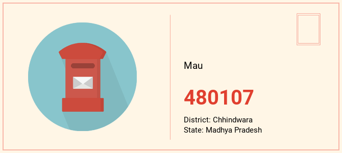 pin code of Mau in Madhya Pradesh