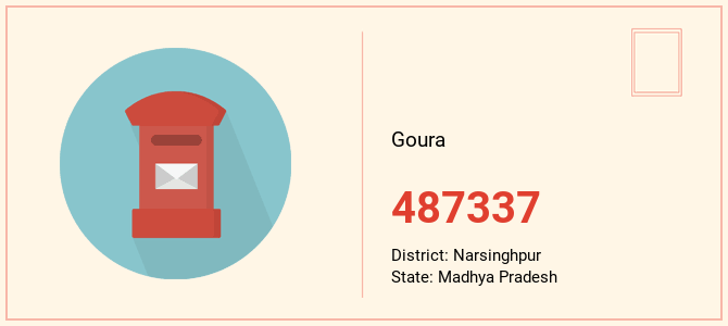pin code of Goura in Madhya Pradesh