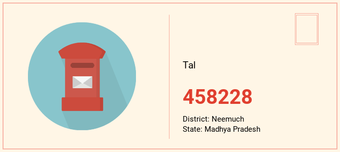 pin code of Tal in Madhya Pradesh