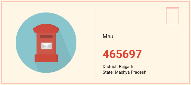 pin code of Mau in Madhya Pradesh