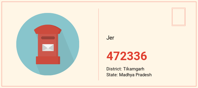 pin code of Jer in Madhya Pradesh
