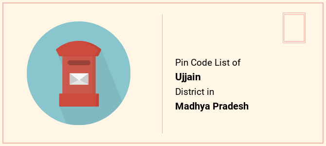 Ujjain district pin code list in Madhya Pradesh