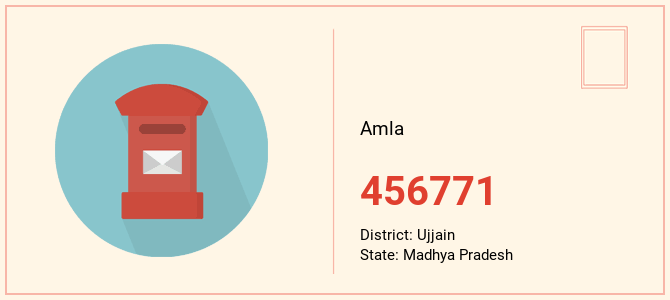 pin code of Amla in Madhya Pradesh