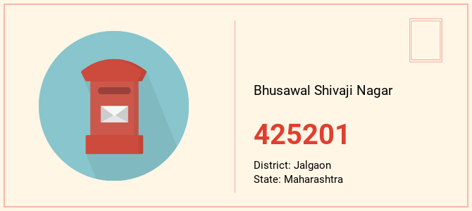 pin code of Bhusawal Shivaji Nagar in Maharashtra