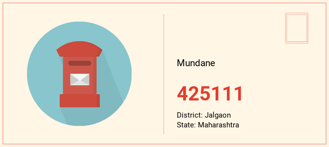 pin code of Mundane in Maharashtra