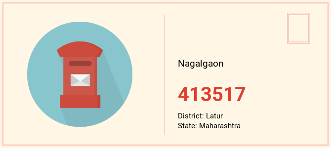 pin code of Nagalgaon in Maharashtra