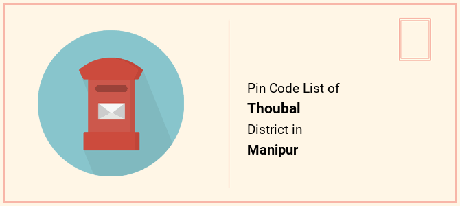 Thoubal district pin code list in Manipur