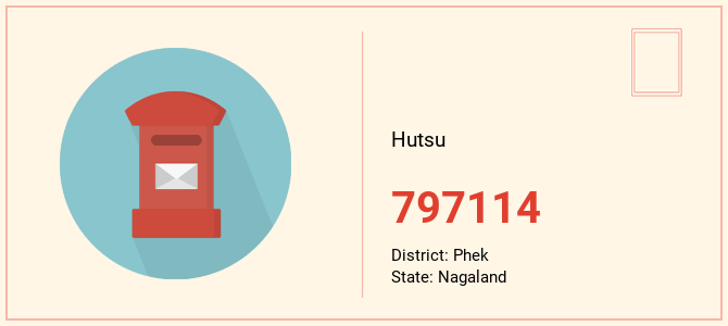 pin code of Hutsu in Nagaland