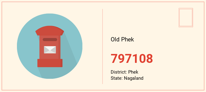 pin code of Old Phek in Nagaland