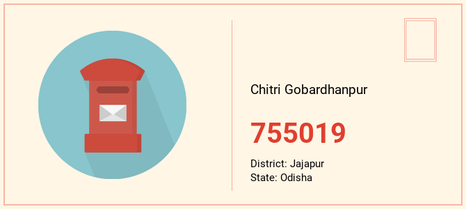 pin code of Chitri Gobardhanpur in Odisha