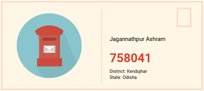 pin code of Jagannathpur Ashram in Odisha