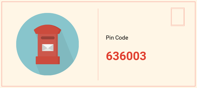pin code 636003