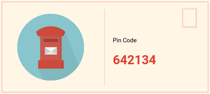 pin code 642134