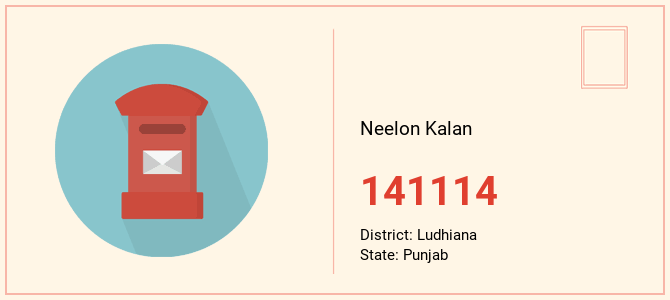 pin code of Neelon Kalan in Punjab