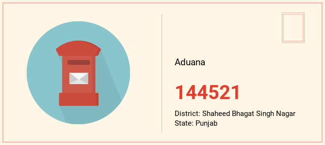 pin code of Aduana in Punjab