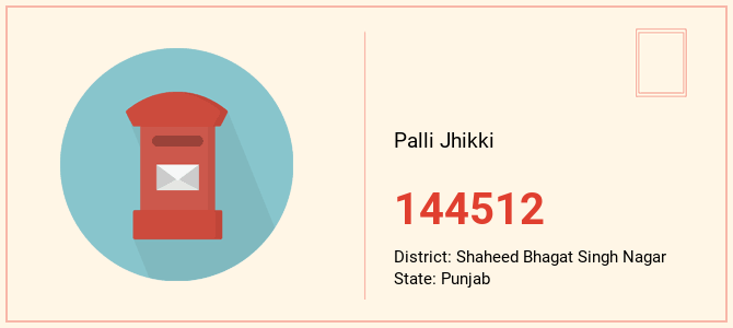 pin code of Palli Jhikki in Punjab